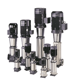 CR vertical multistage centrifugal inline pumps